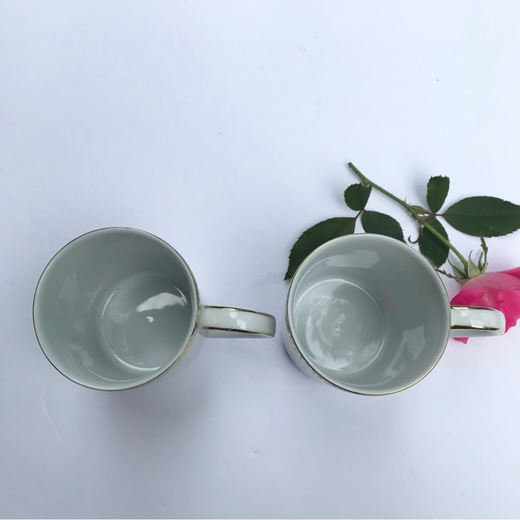 VTG Gold Buffet Royal Gallery Faberge Easter Egg Gold Scroll Tea Cups Mugs - Picture 7 of 8